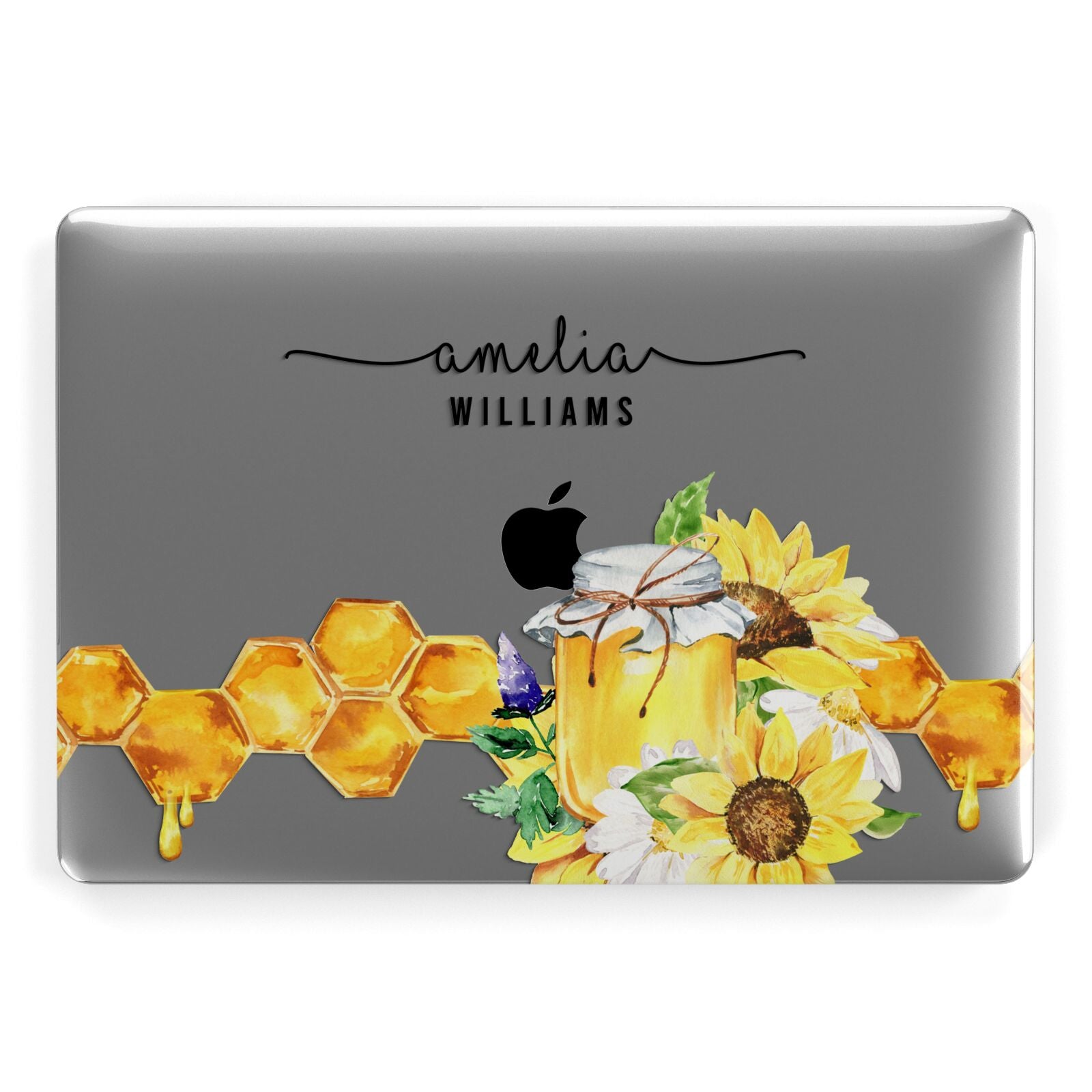 Honey Personalised Names Apple MacBook Case