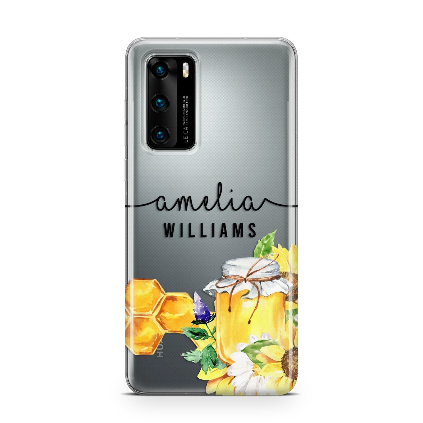 Honey Personalised Names Huawei P40 Phone Case