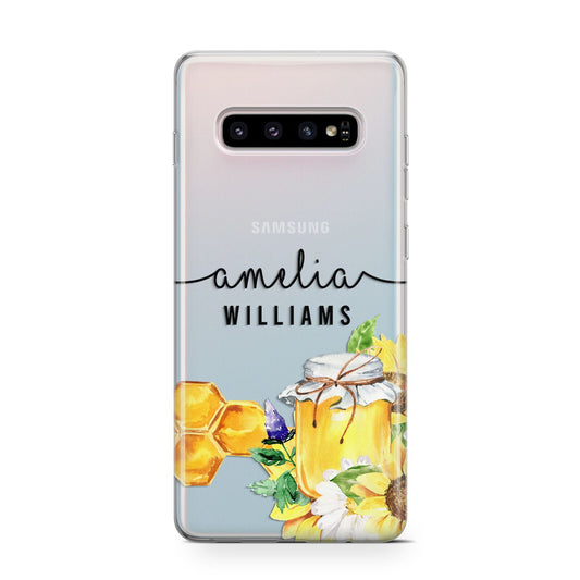 Honey Personalised Names Protective Samsung Galaxy Case