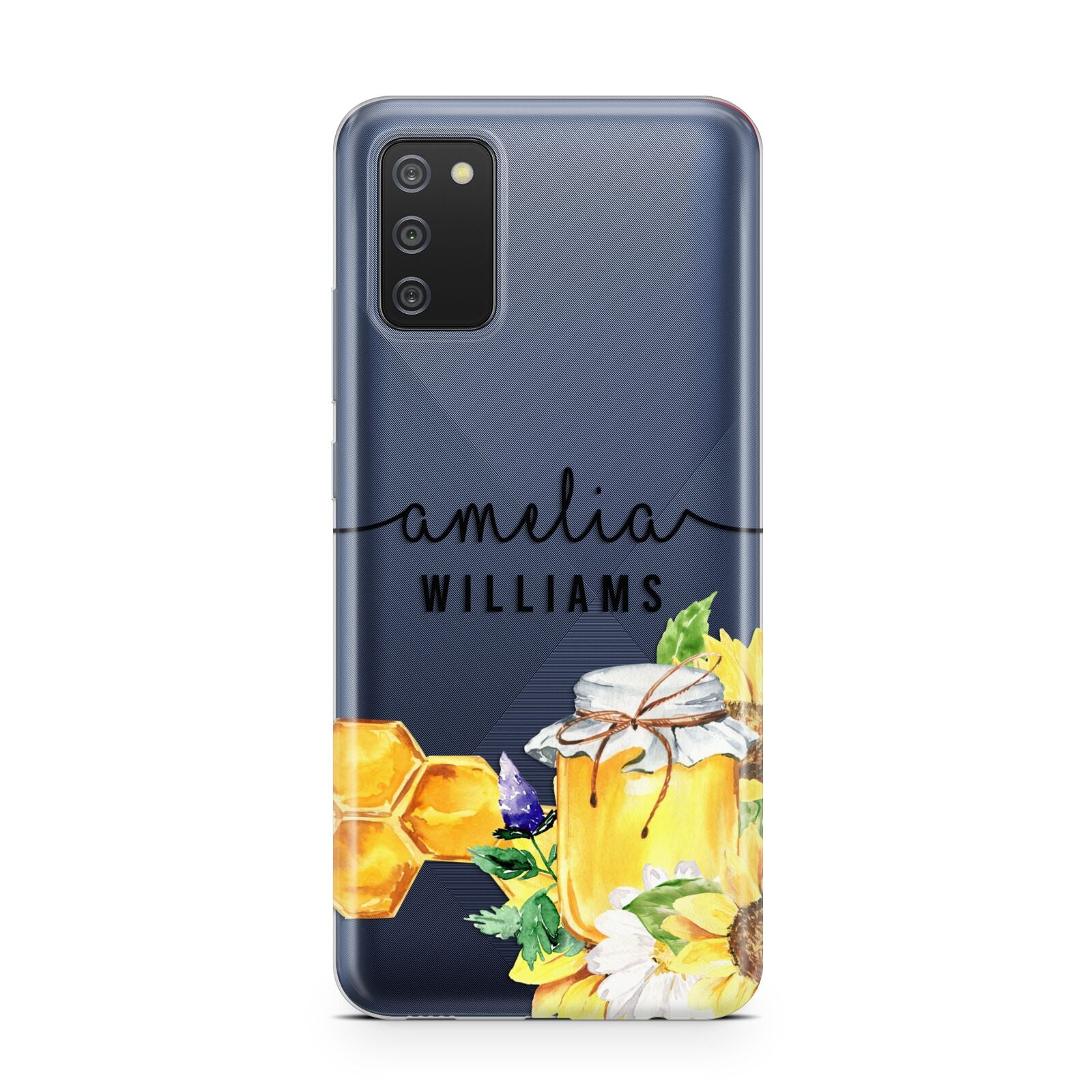 Honey Personalised Names Samsung A02s Case