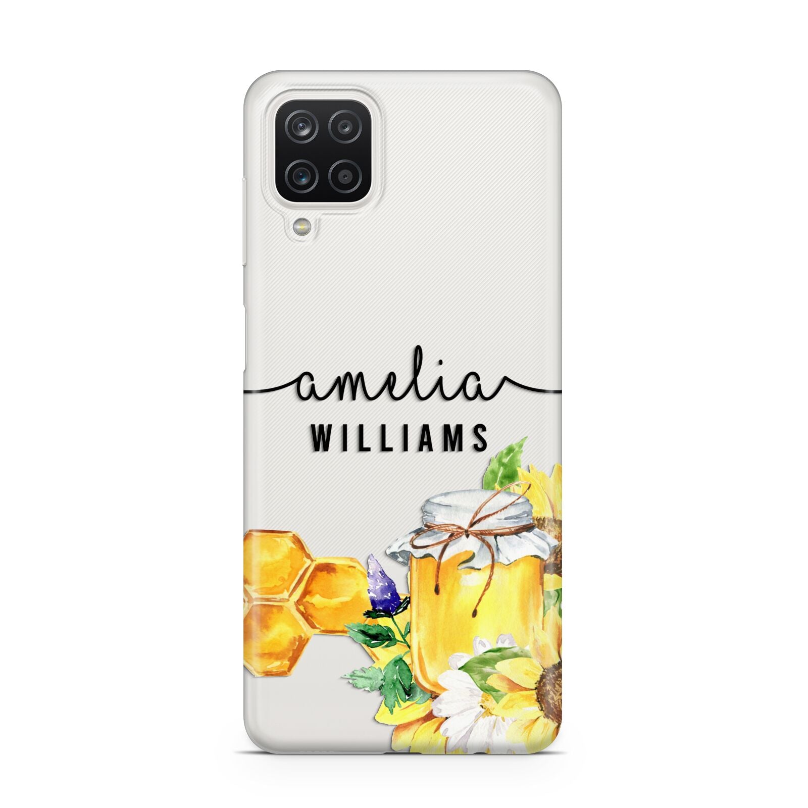 Honey Personalised Names Samsung A12 Case