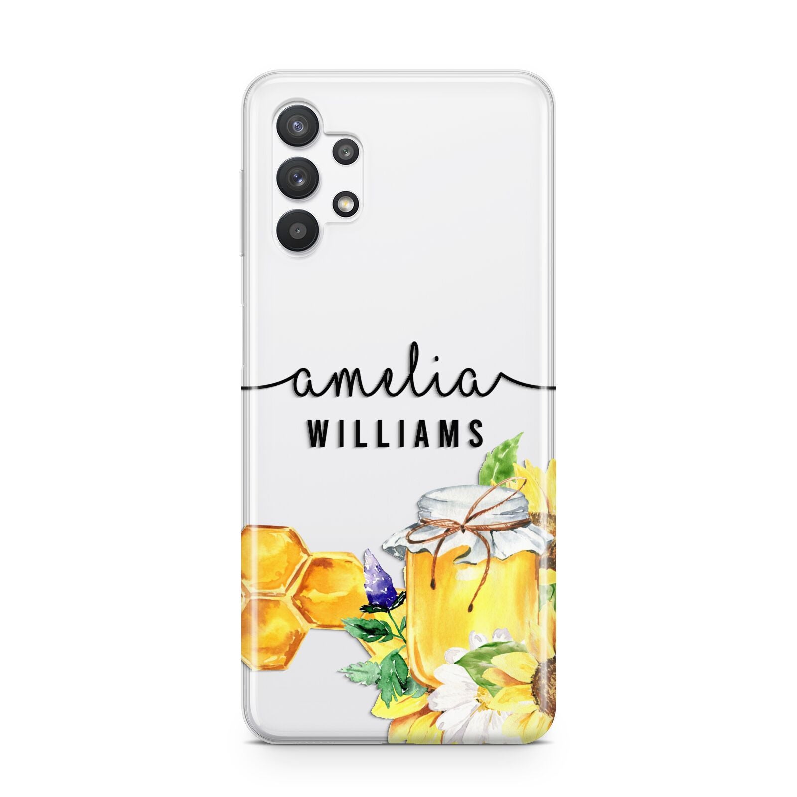 Honey Personalised Names Samsung A32 5G Case