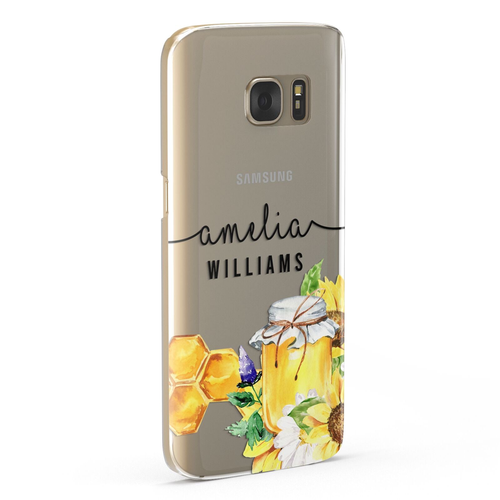 Honey Personalised Names Samsung Galaxy Case Fourty Five Degrees