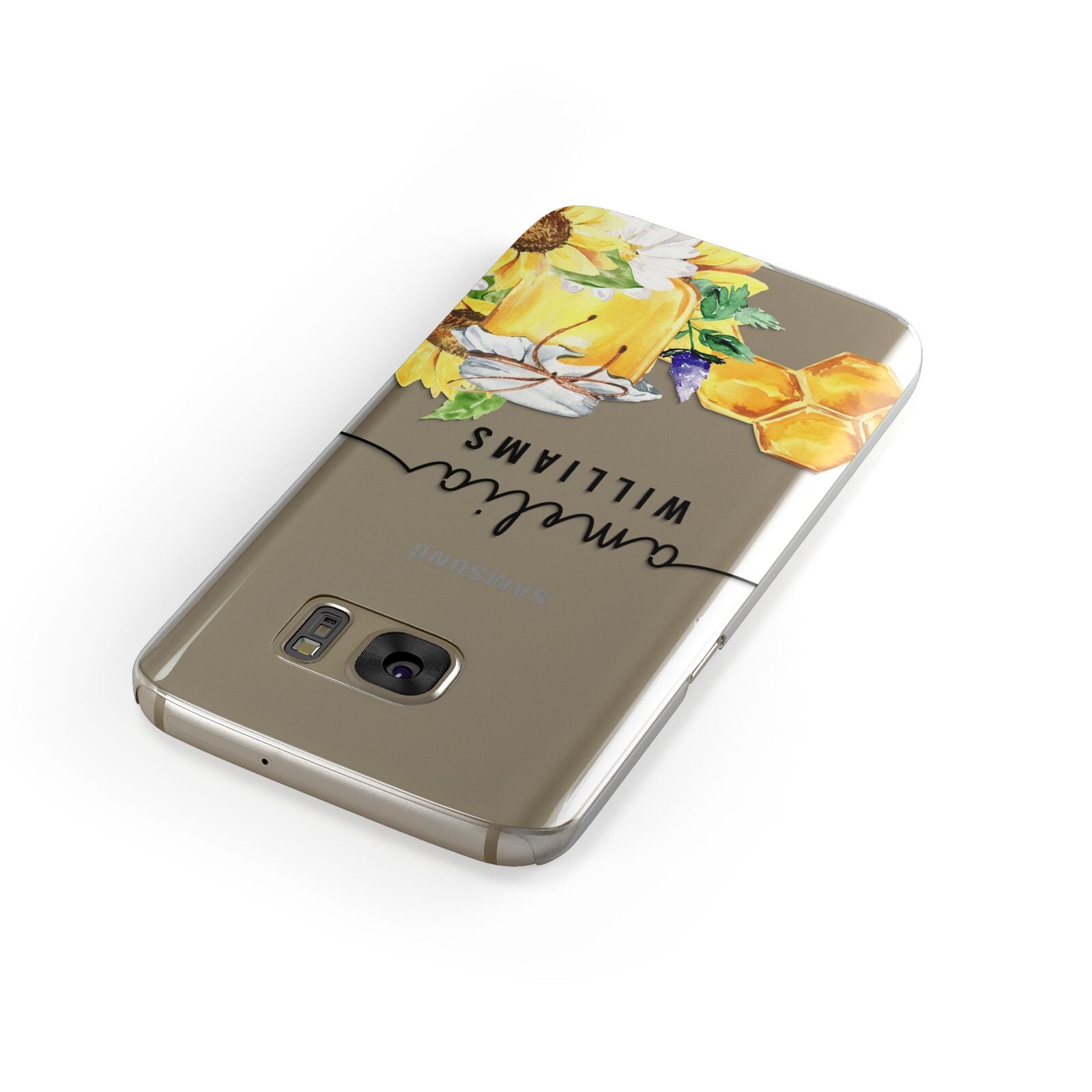 Honey Personalised Names Samsung Galaxy Case Front Close Up