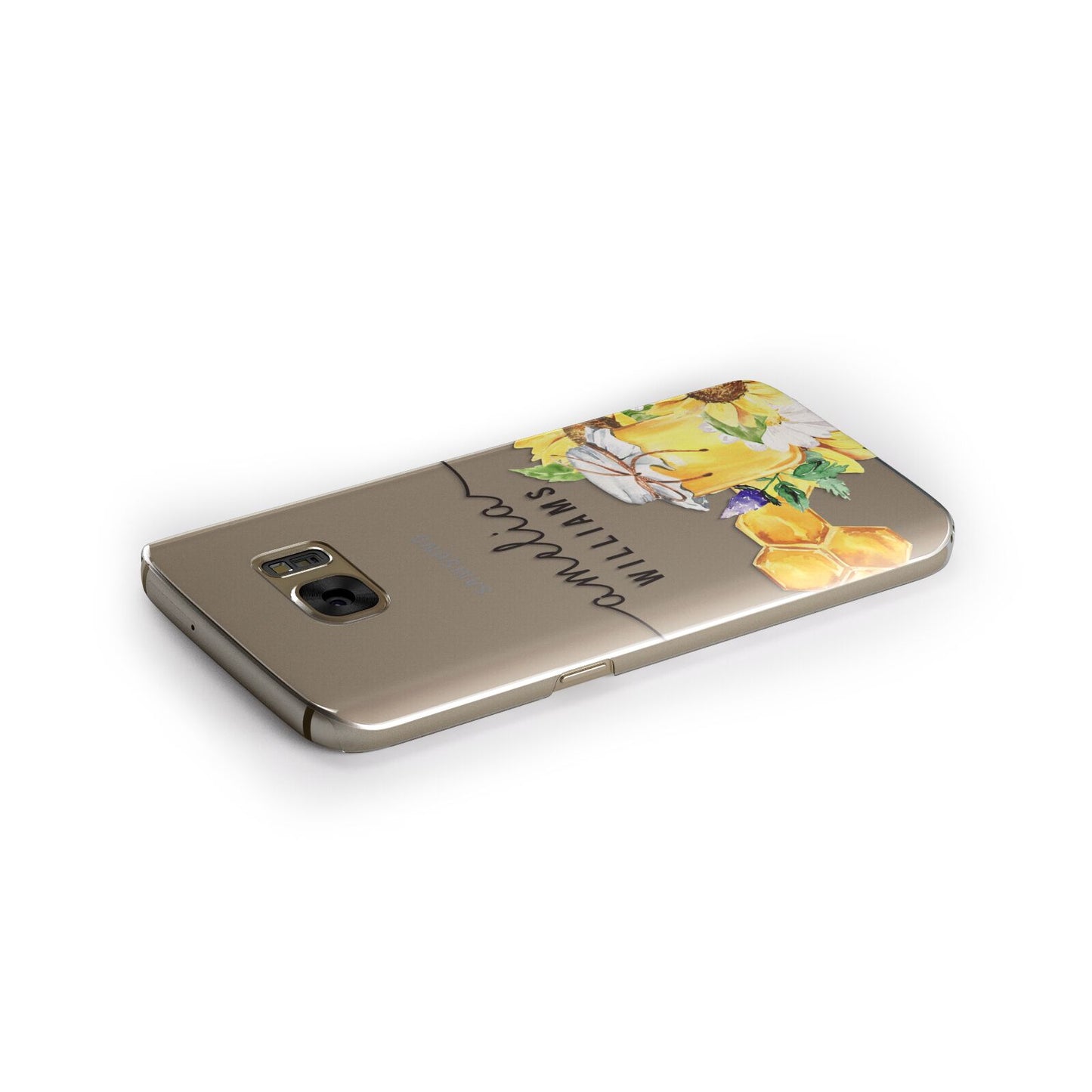 Honey Personalised Names Samsung Galaxy Case Side Close Up