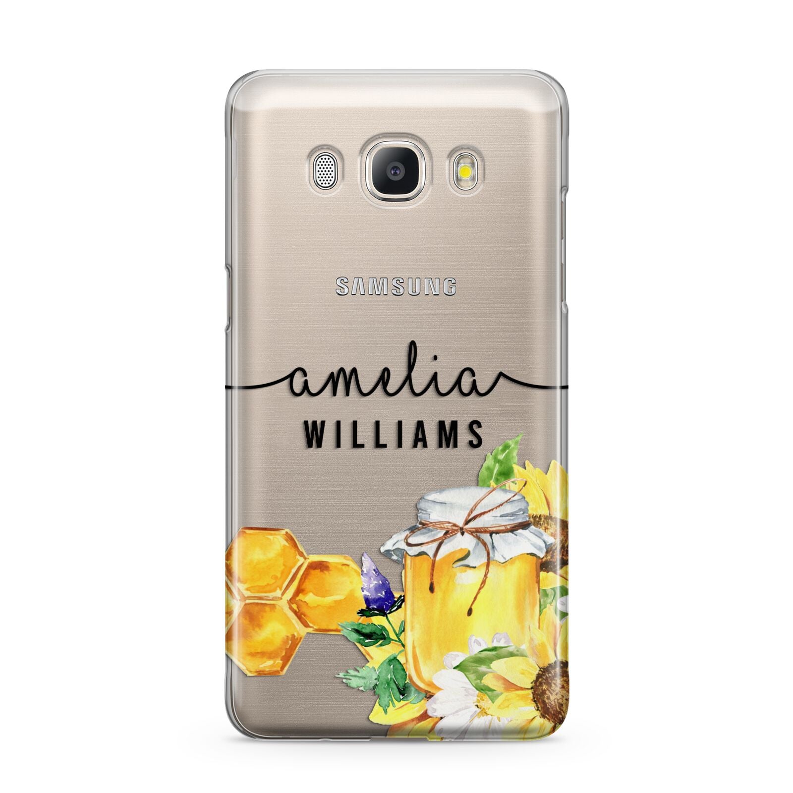 Honey Personalised Names Samsung Galaxy J5 2016 Case