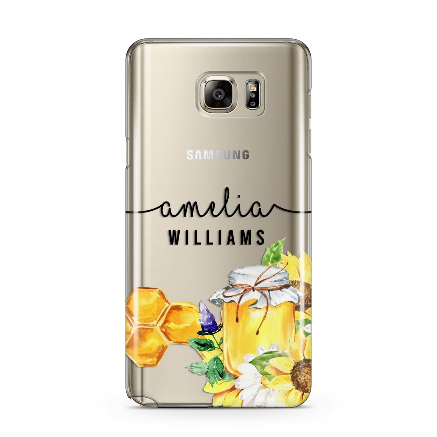 Honey Personalised Names Samsung Galaxy Note 5 Case