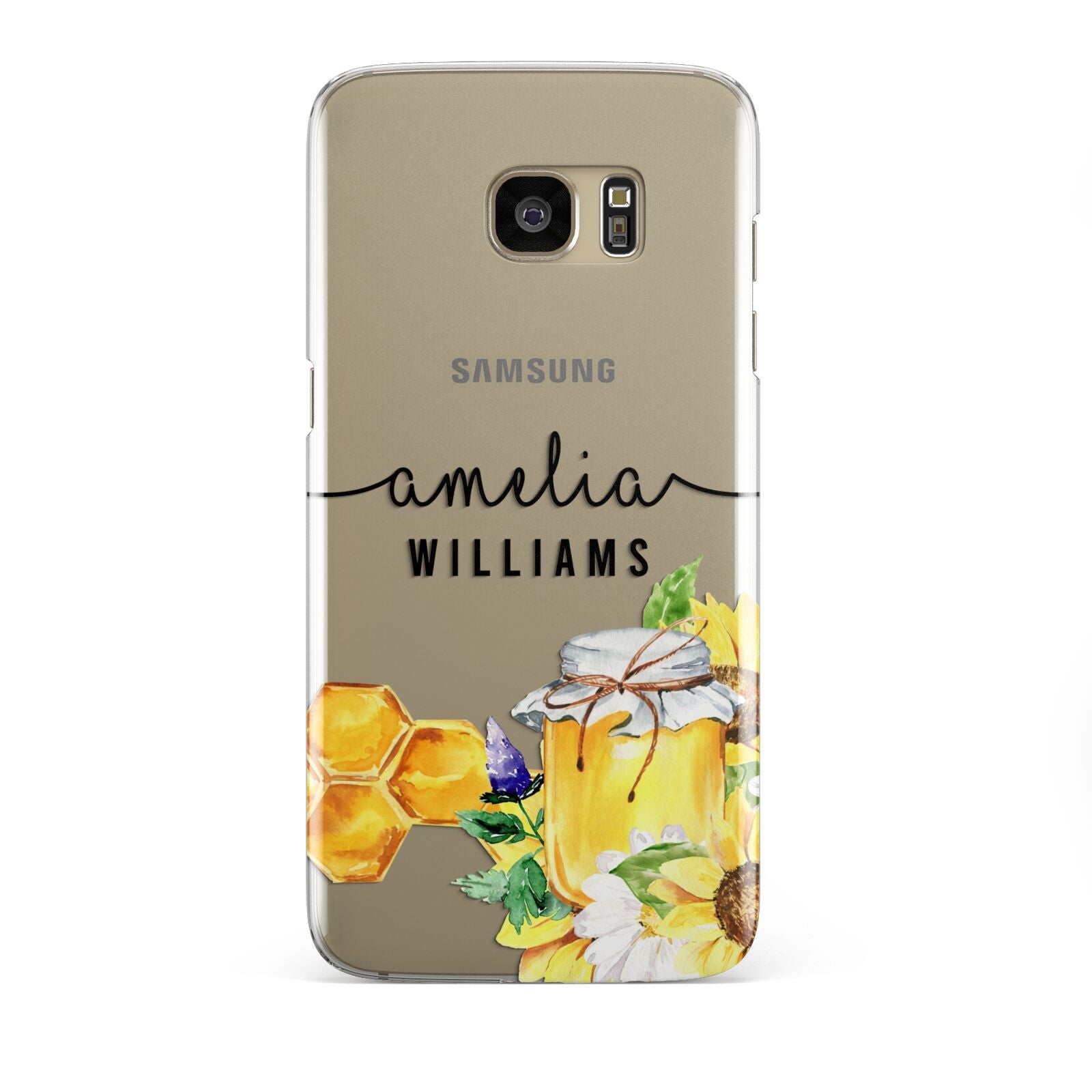 Honey Personalised Names Samsung Galaxy S7 Edge Case