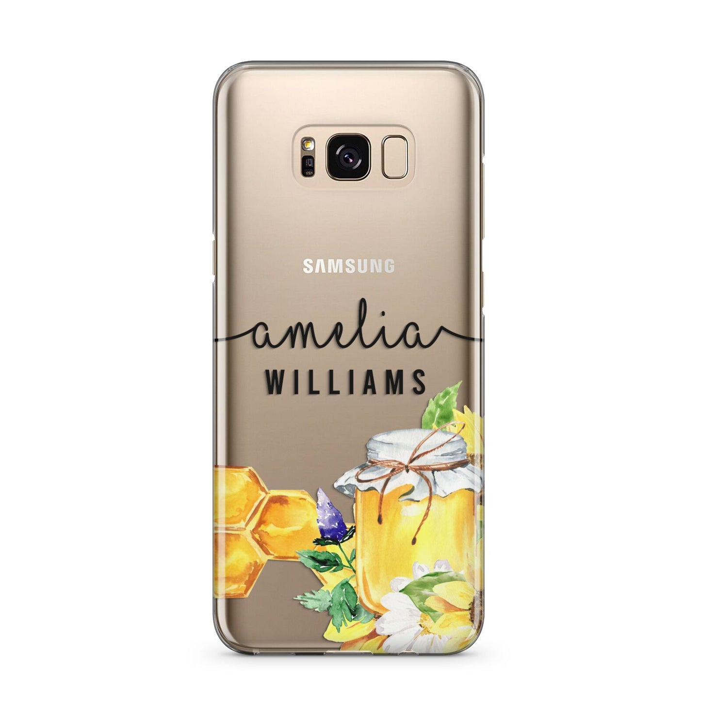 Honey Personalised Names Samsung Galaxy S8 Plus Case