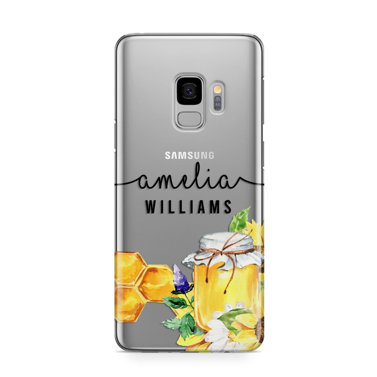 Honey Personalised Names Samsung Galaxy S9 Case