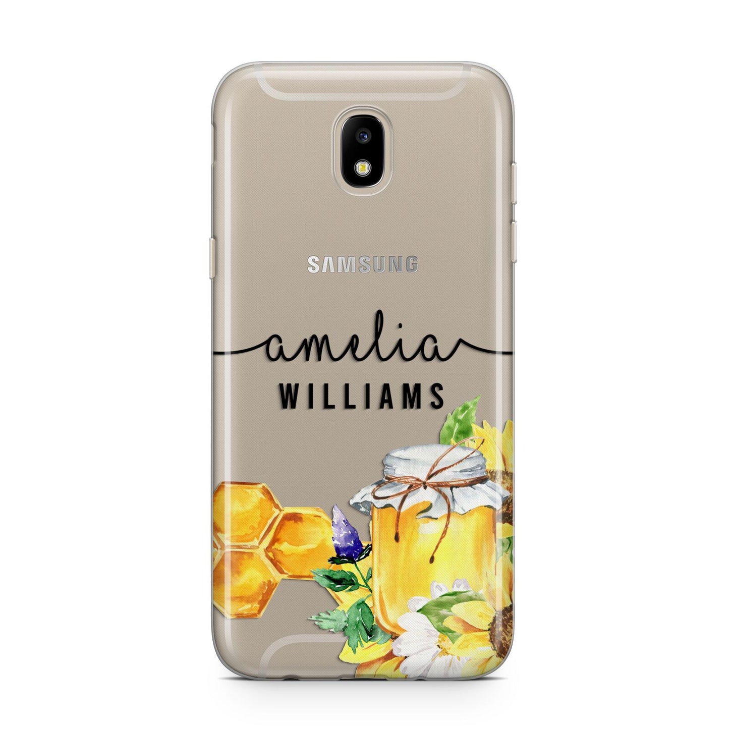 Honey Personalised Names Samsung J5 2017 Case