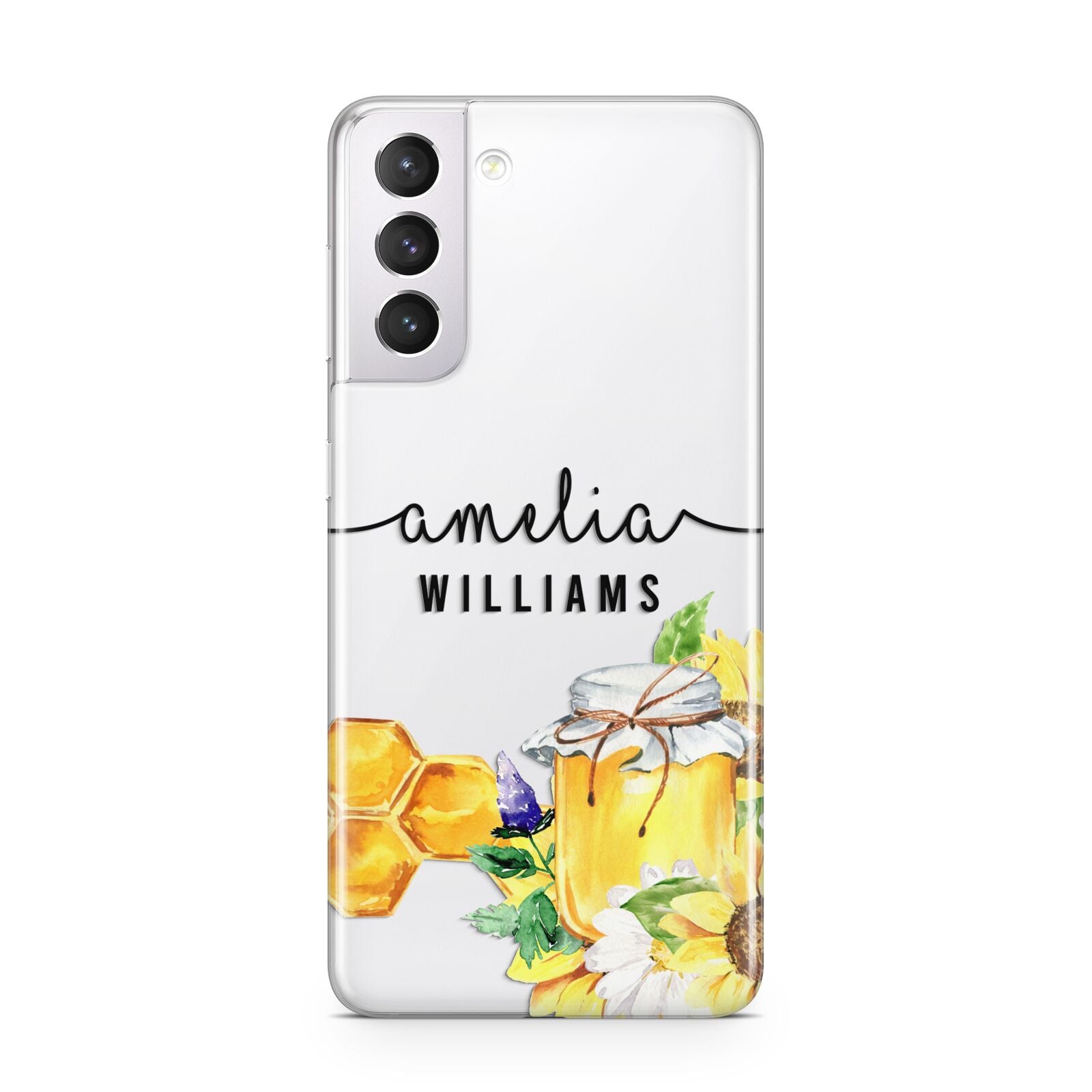 Honey Personalised Names Samsung S21 Case