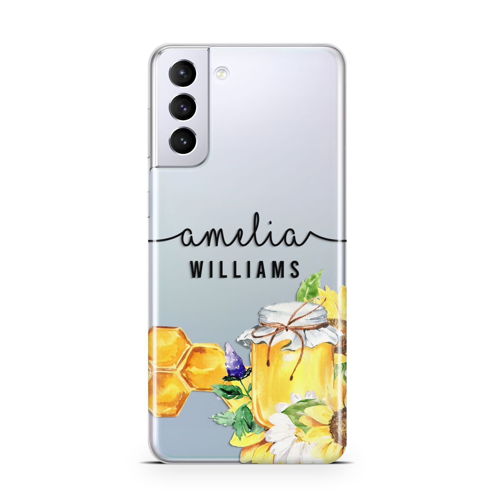 Honey Personalised Names Samsung S21 Plus Case