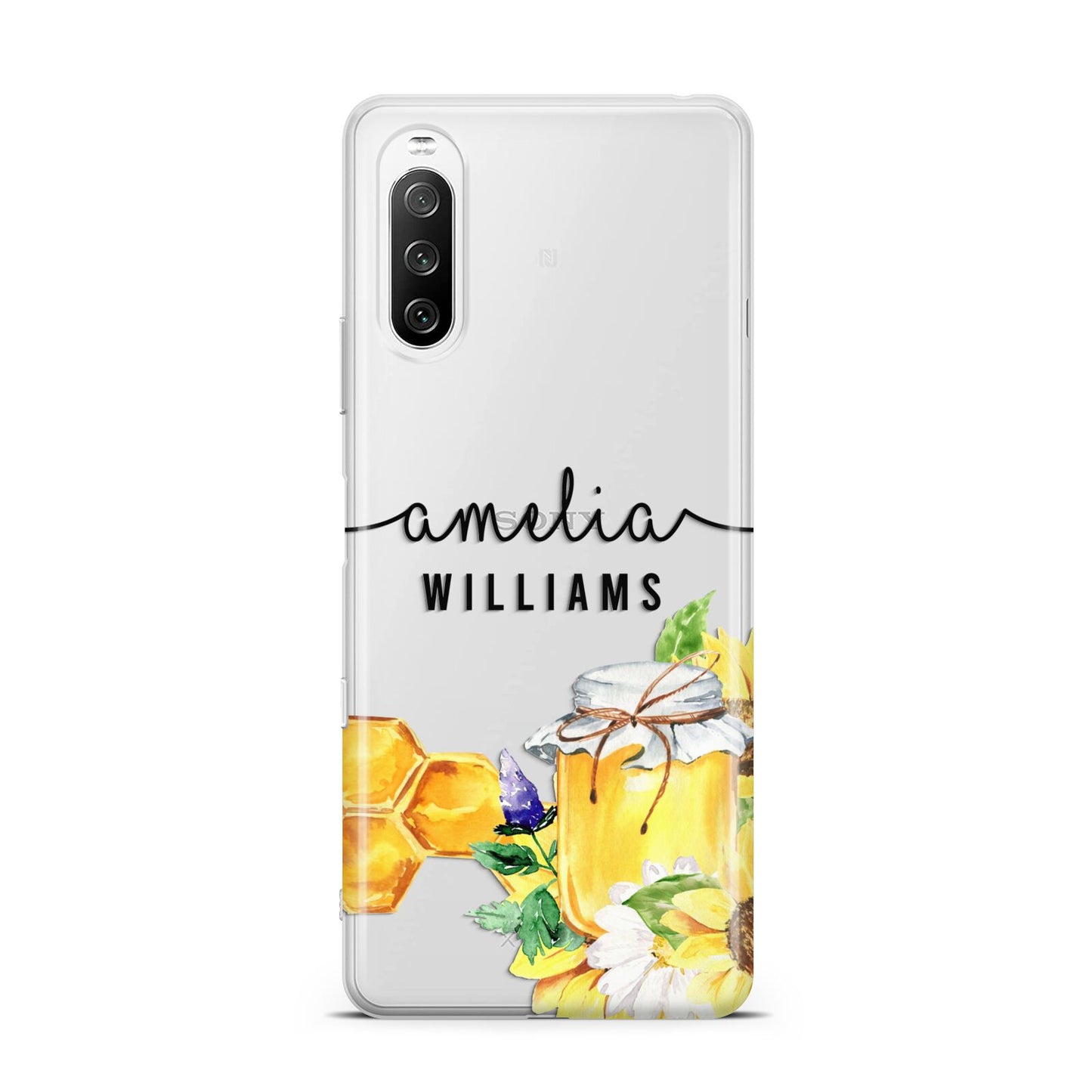 Honey Personalised Names Sony Xperia 10 III Case