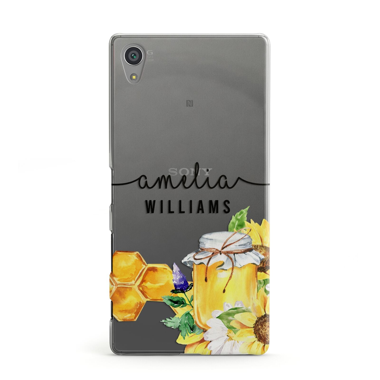 Honey Personalised Names Sony Xperia Case