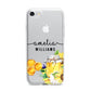 Honey Personalised Names iPhone 7 Bumper Case on Silver iPhone