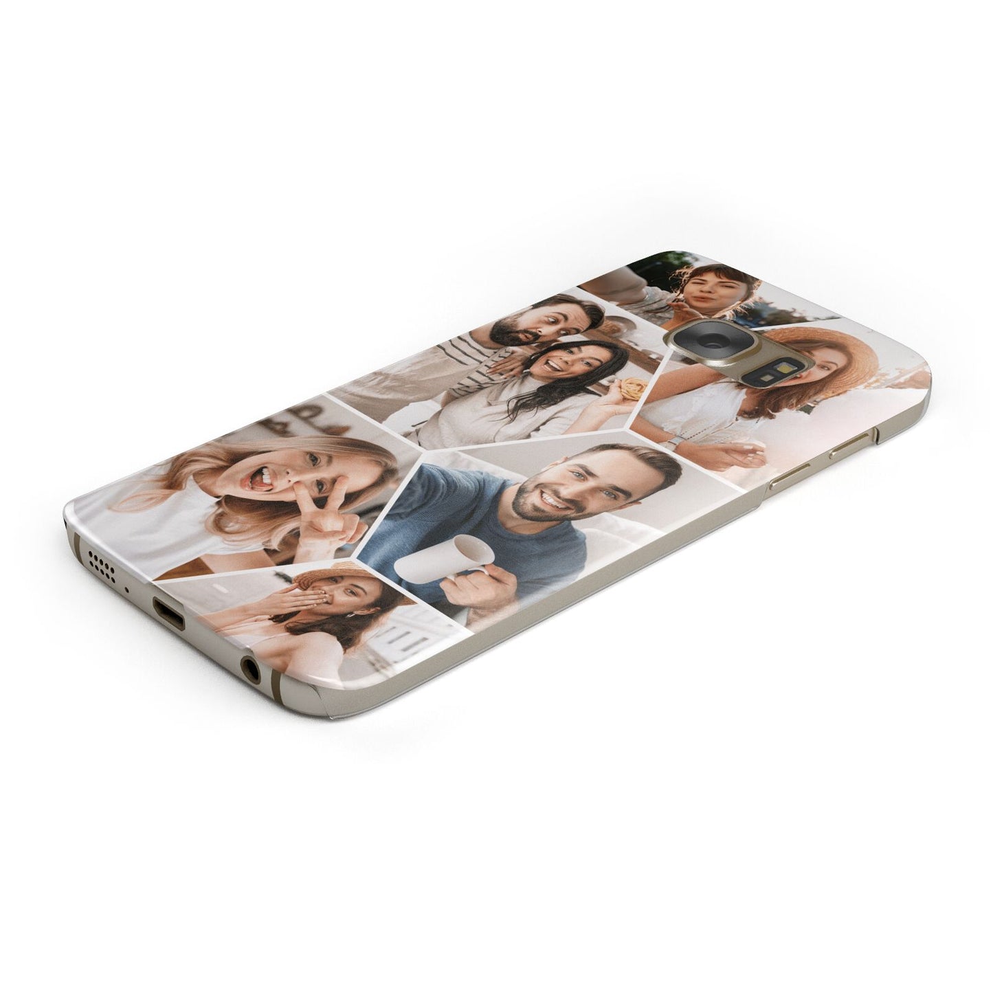 Honeycomb Photo Protective Samsung Galaxy Case Angled Image