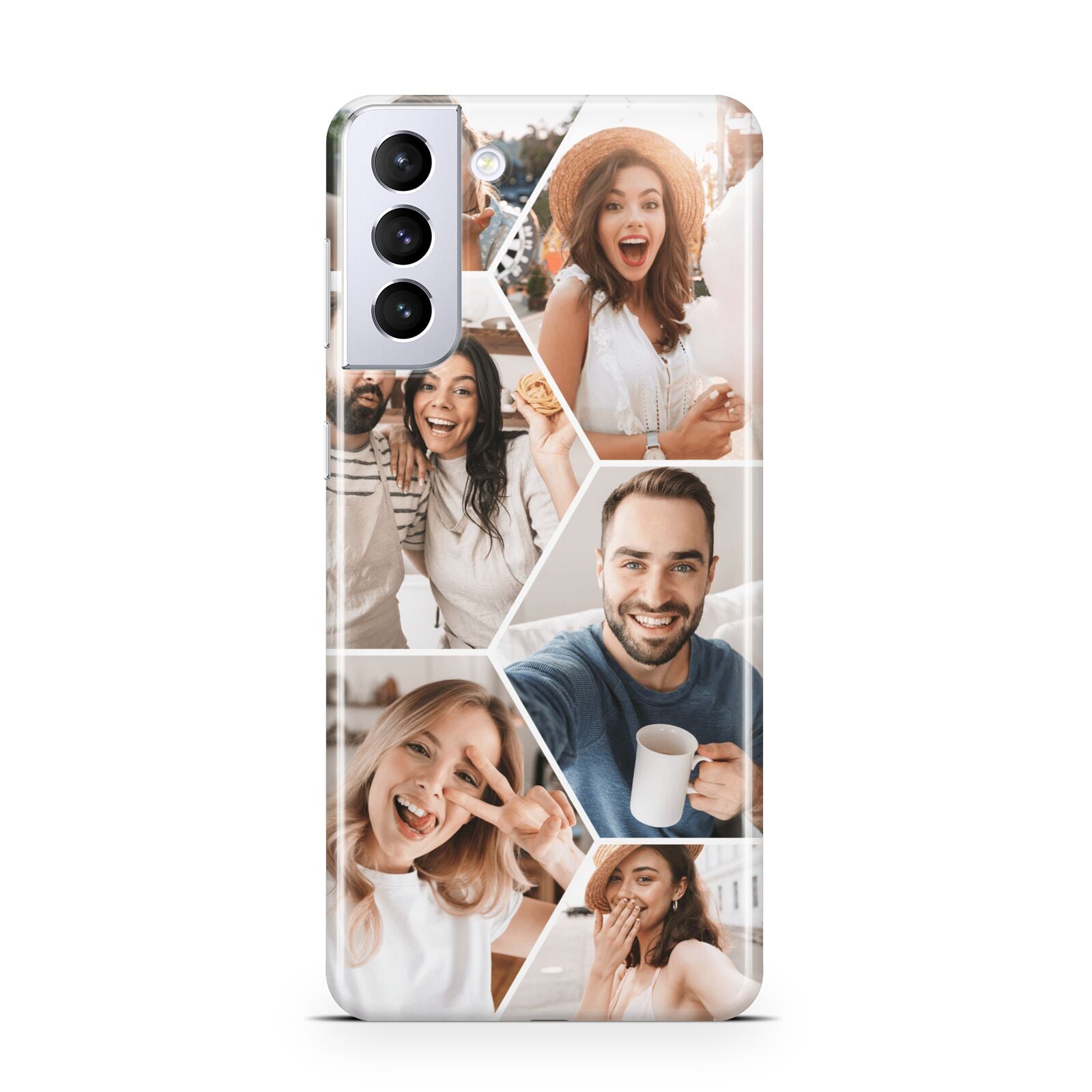 Honeycomb Photo Samsung S21 Plus Case