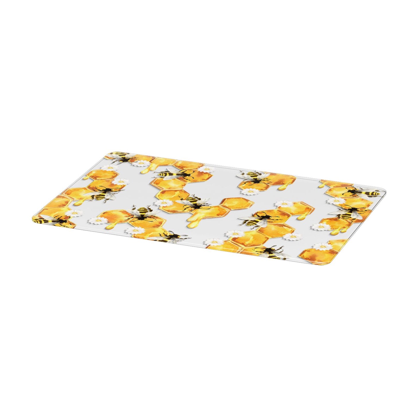 Honeycomb with Bees and Daisies Apple MacBook Case Only