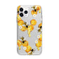 Honeycomb with Bees and Daisies Apple iPhone 11 Pro Max in Silver with Bumper Case