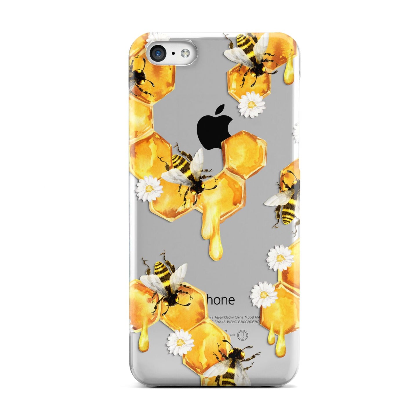 Honeycomb with Bees and Daisies Apple iPhone 5c Case