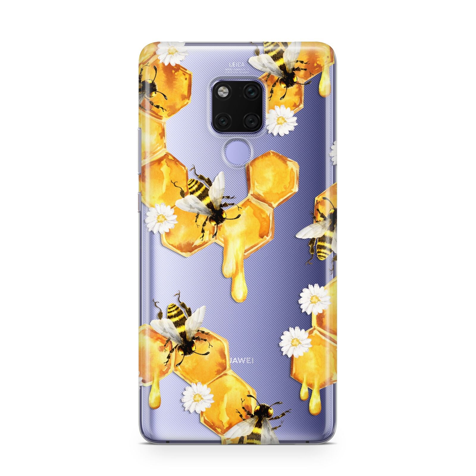 Honeycomb with Bees and Daisies Huawei Mate 20X Phone Case