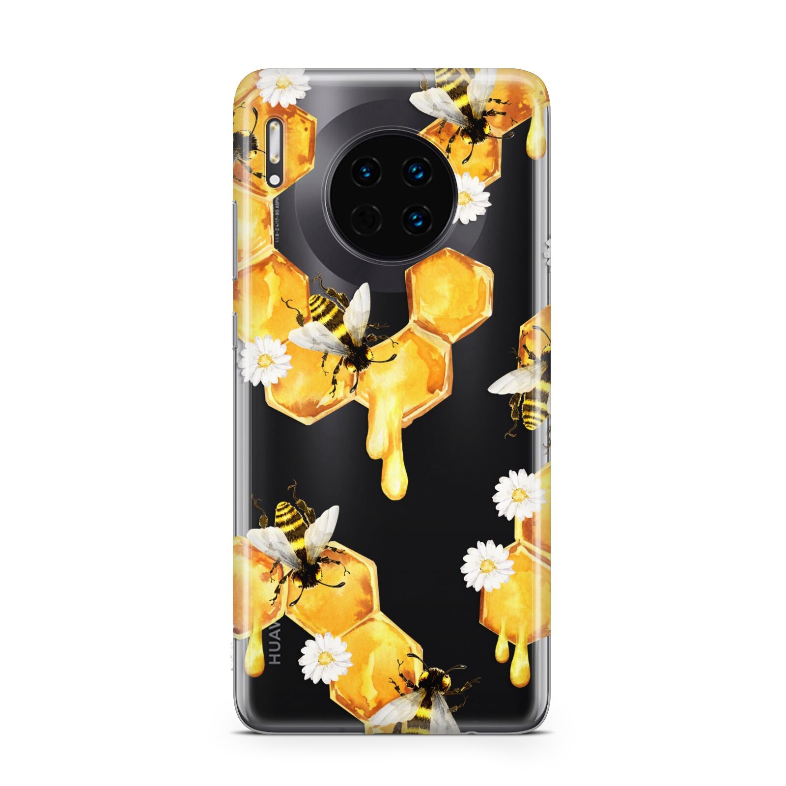 Honeycomb with Bees and Daisies Huawei Mate 30