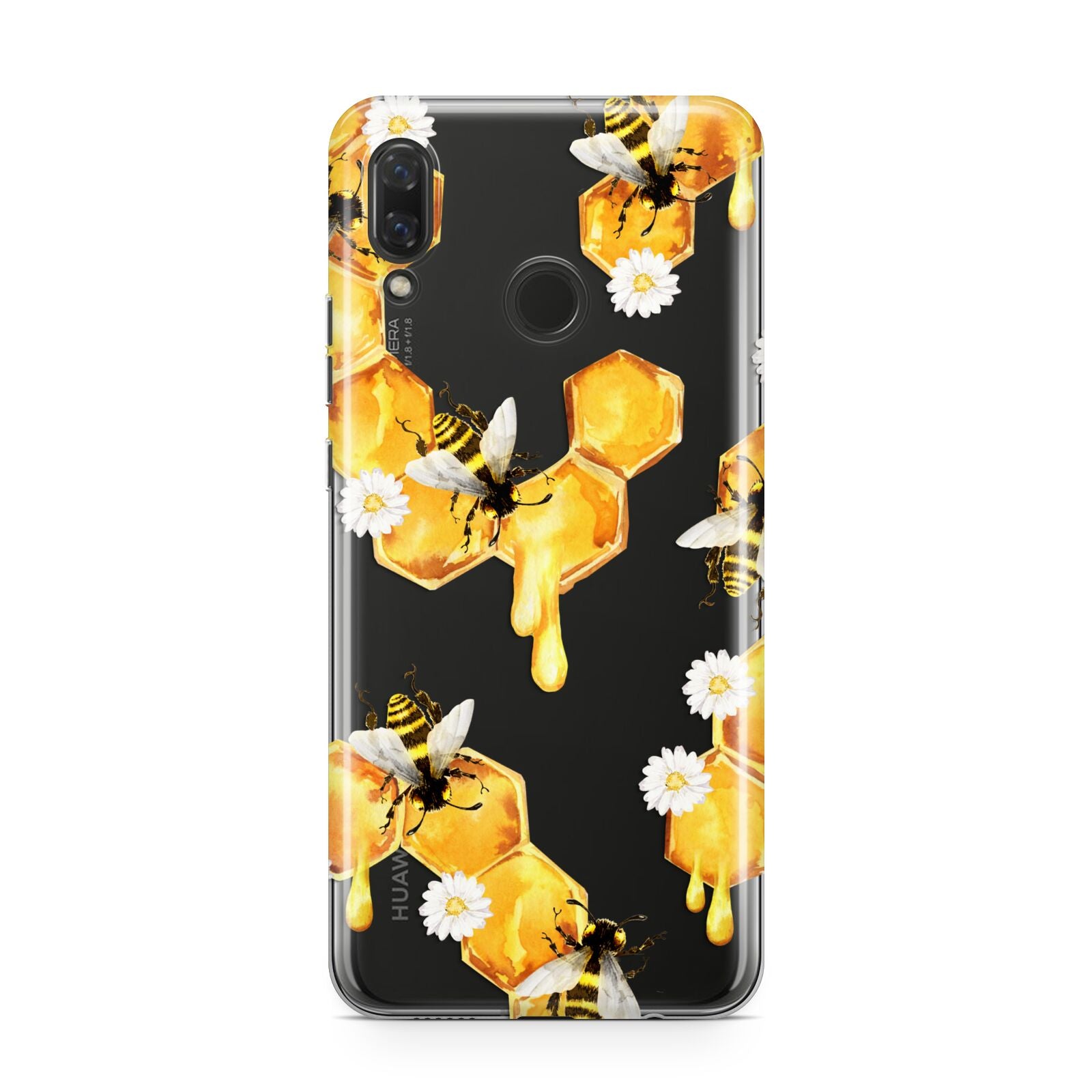 Honeycomb with Bees and Daisies Huawei Nova 3 Phone Case