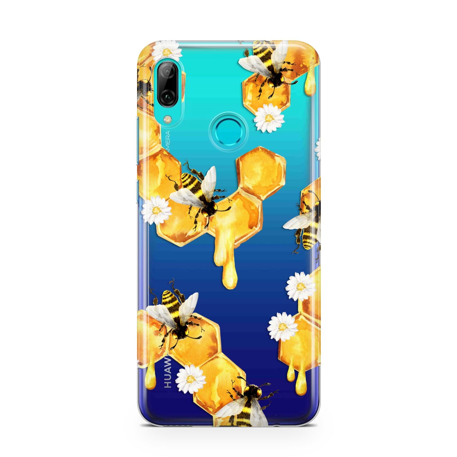 Honeycomb with Bees and Daisies Huawei P Smart 2019 Case