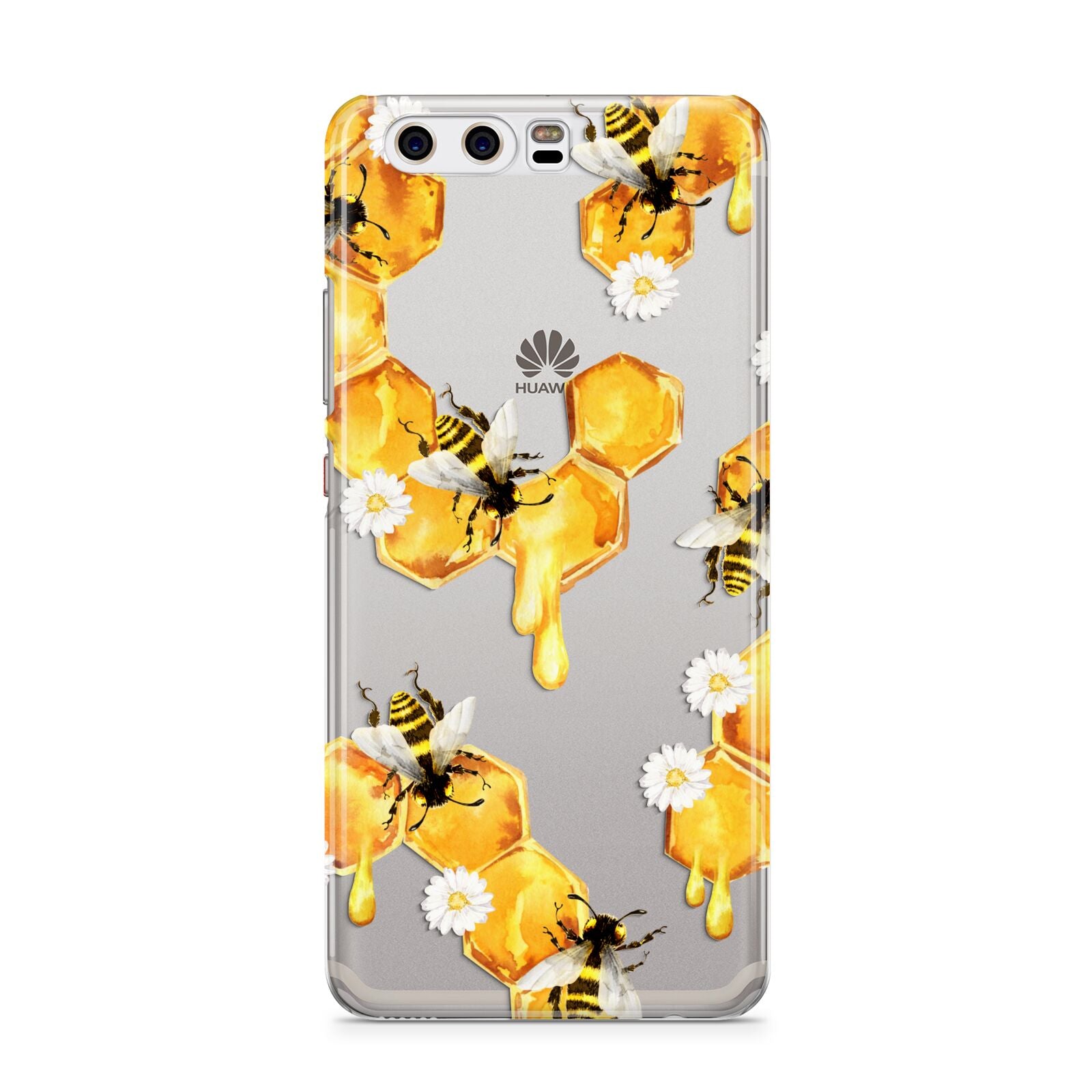 Honeycomb with Bees and Daisies Huawei P10 Phone Case