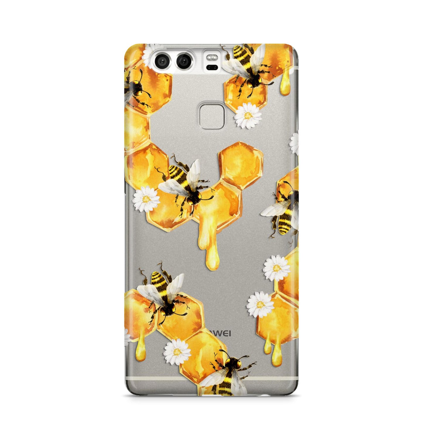 Honeycomb with Bees and Daisies Huawei P9 Case