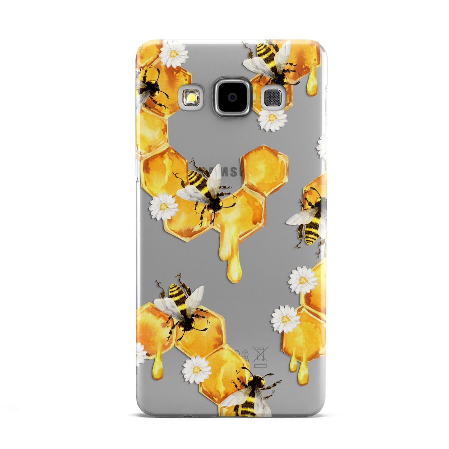 Honeycomb with Bees and Daisies Samsung Galaxy A5 Case