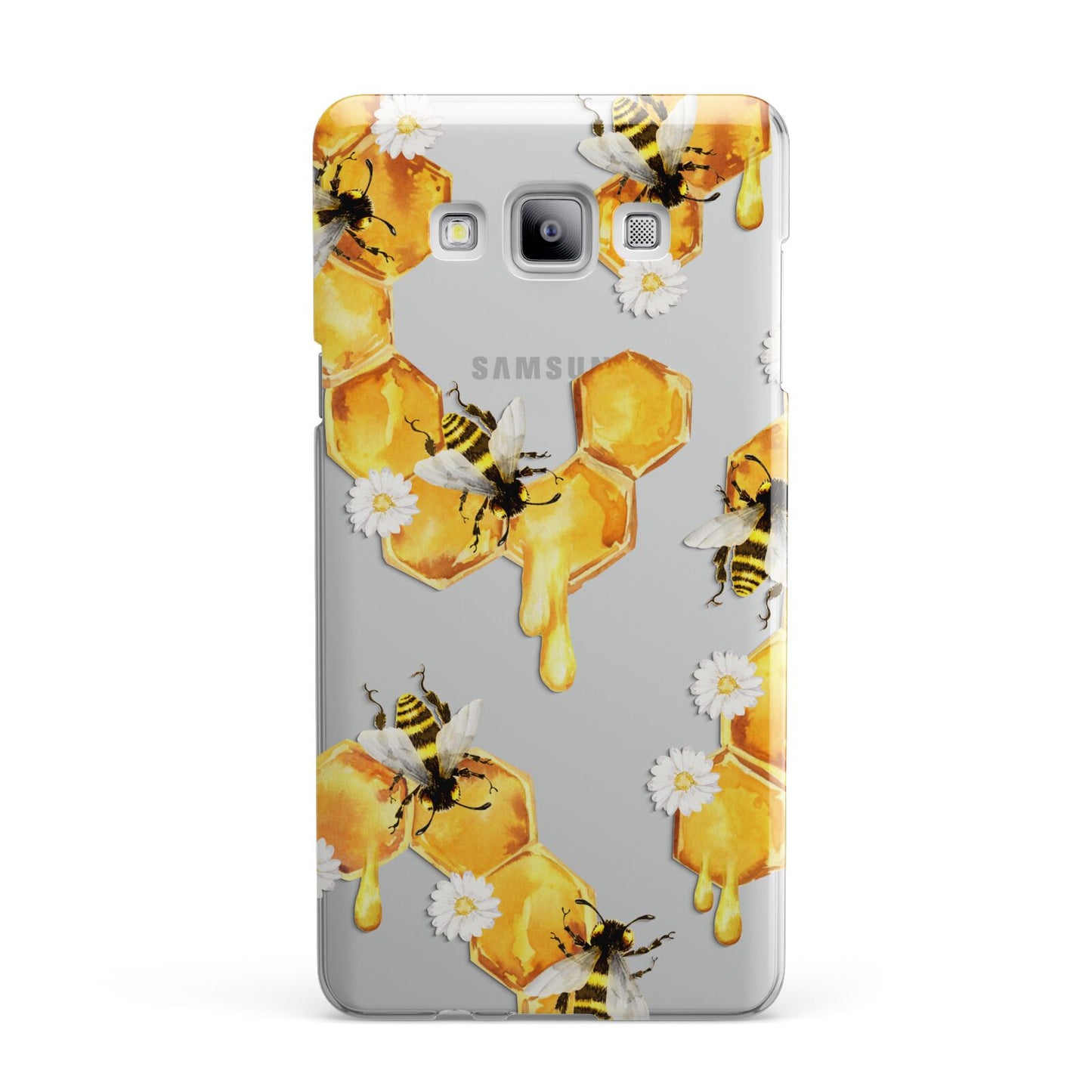 Honeycomb with Bees and Daisies Samsung Galaxy A7 2015 Case