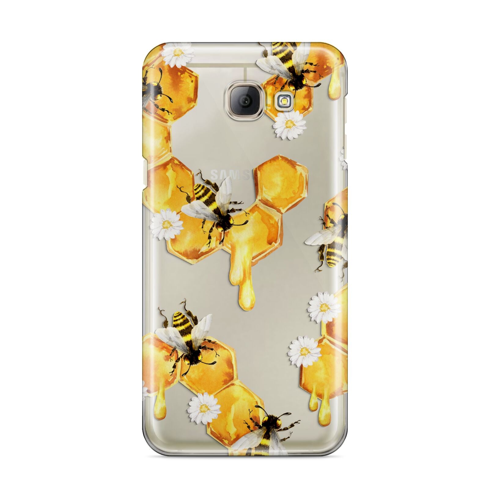 Honeycomb with Bees and Daisies Samsung Galaxy A8 2016 Case