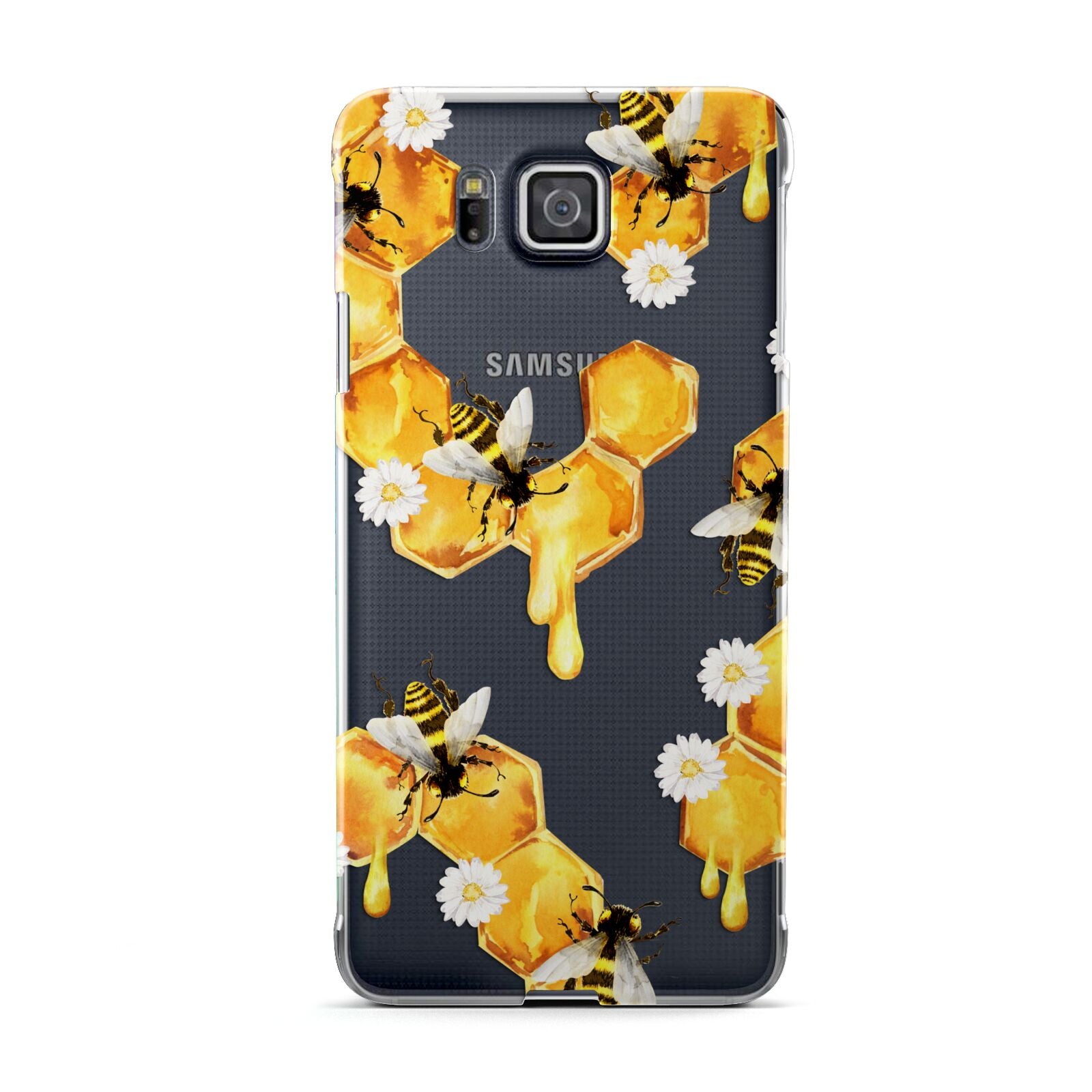 Honeycomb with Bees and Daisies Samsung Galaxy Alpha Case