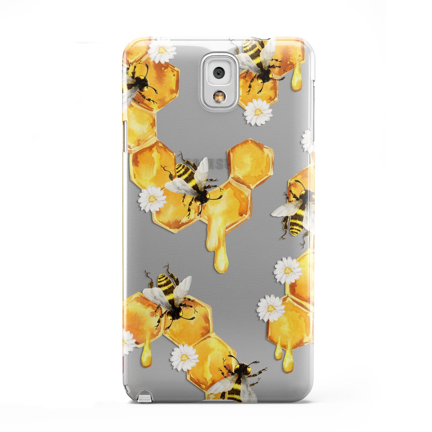 Honeycomb with Bees and Daisies Samsung Galaxy Note 3 Case