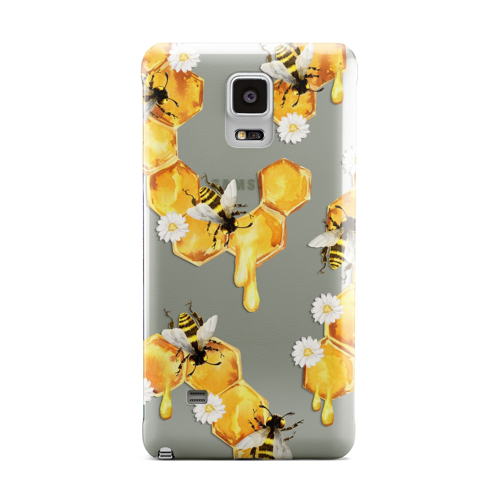 Honeycomb with Bees and Daisies Samsung Galaxy Note 4 Case