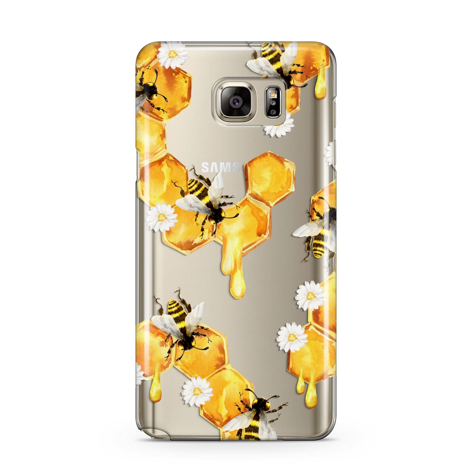 Honeycomb with Bees and Daisies Samsung Galaxy Note 5 Case