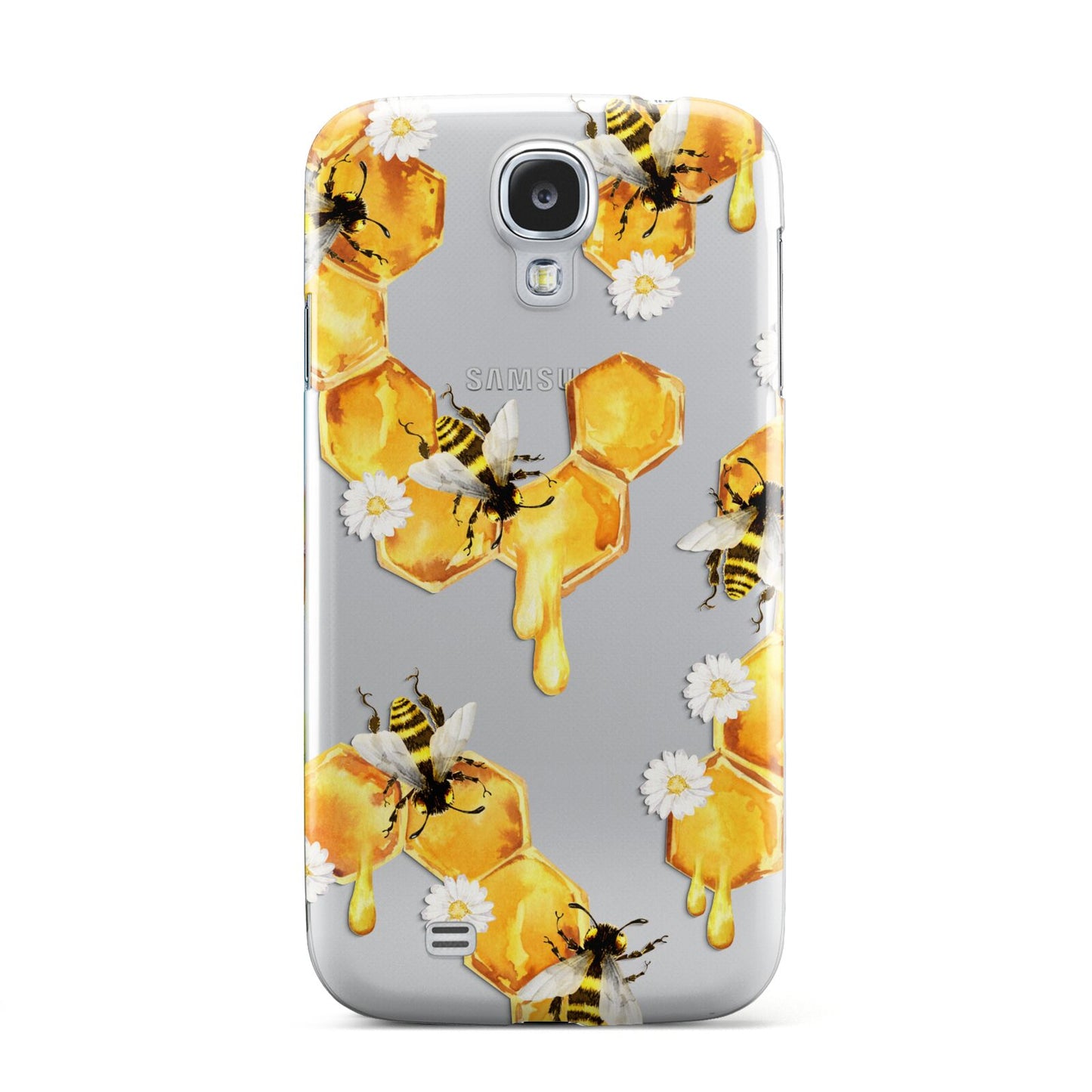 Honeycomb with Bees and Daisies Samsung Galaxy S4 Case