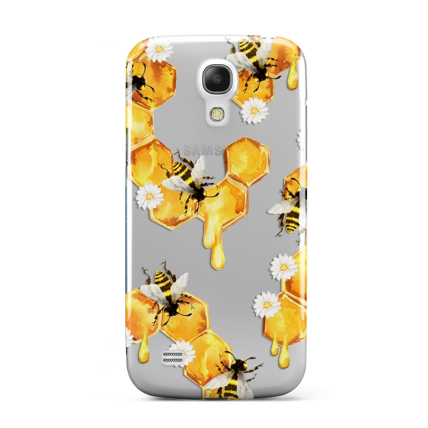 Honeycomb with Bees and Daisies Samsung Galaxy S4 Mini Case