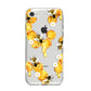 Honeycomb with Bees and Daisies iPhone 8 Bumper Case on Silver iPhone