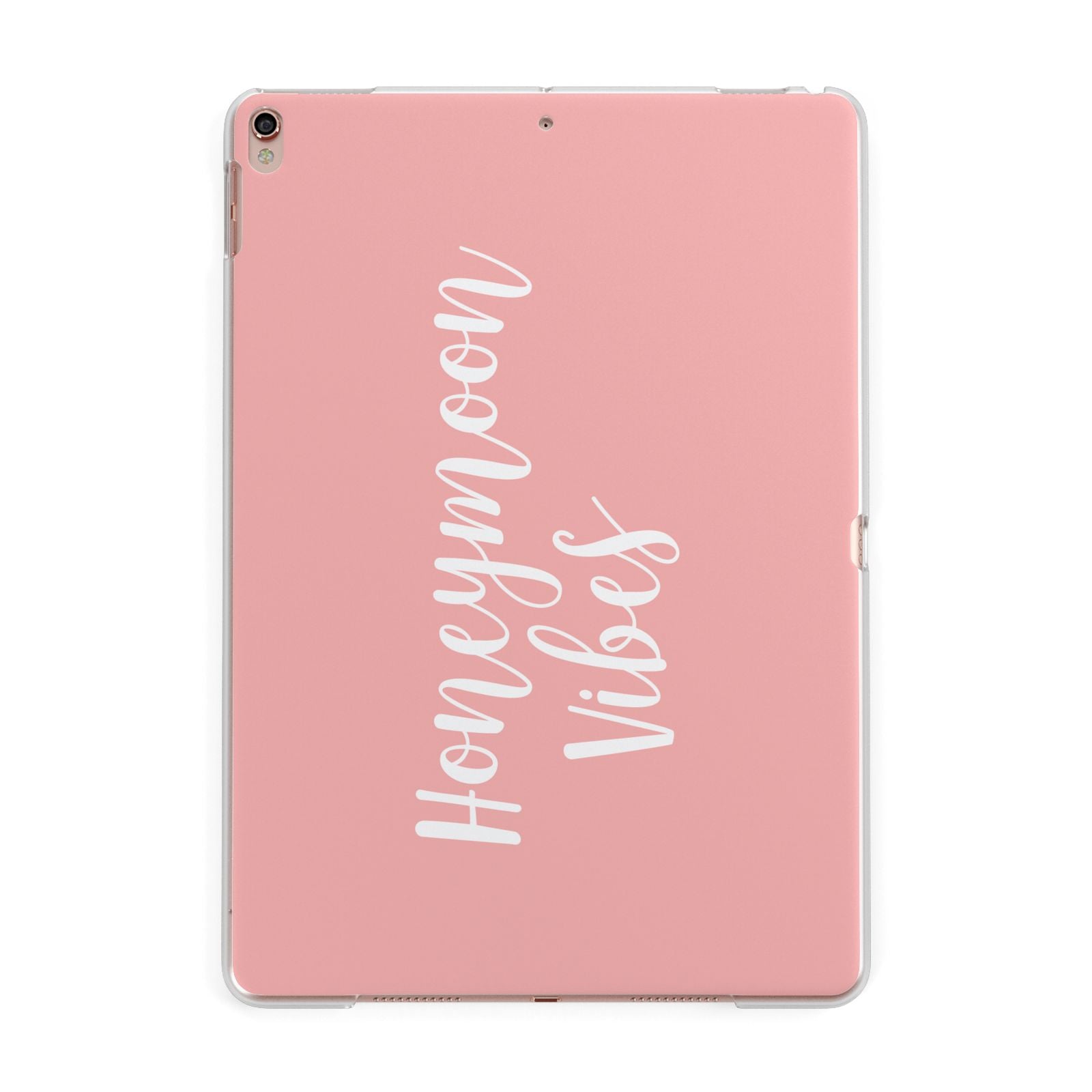 Honeymoon Vibes Apple iPad Rose Gold Case