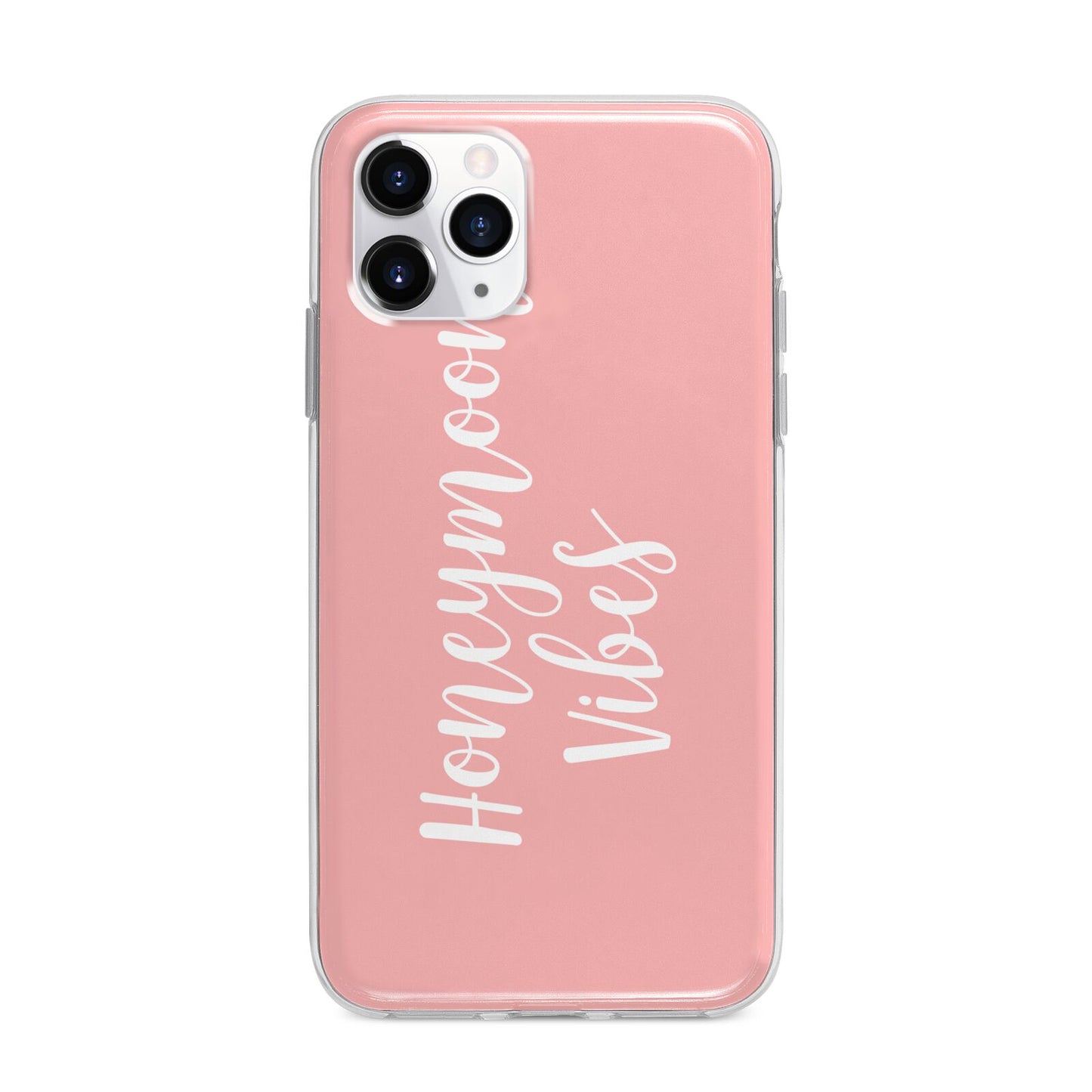 Honeymoon Vibes Apple iPhone 11 Pro Max in Silver with Bumper Case