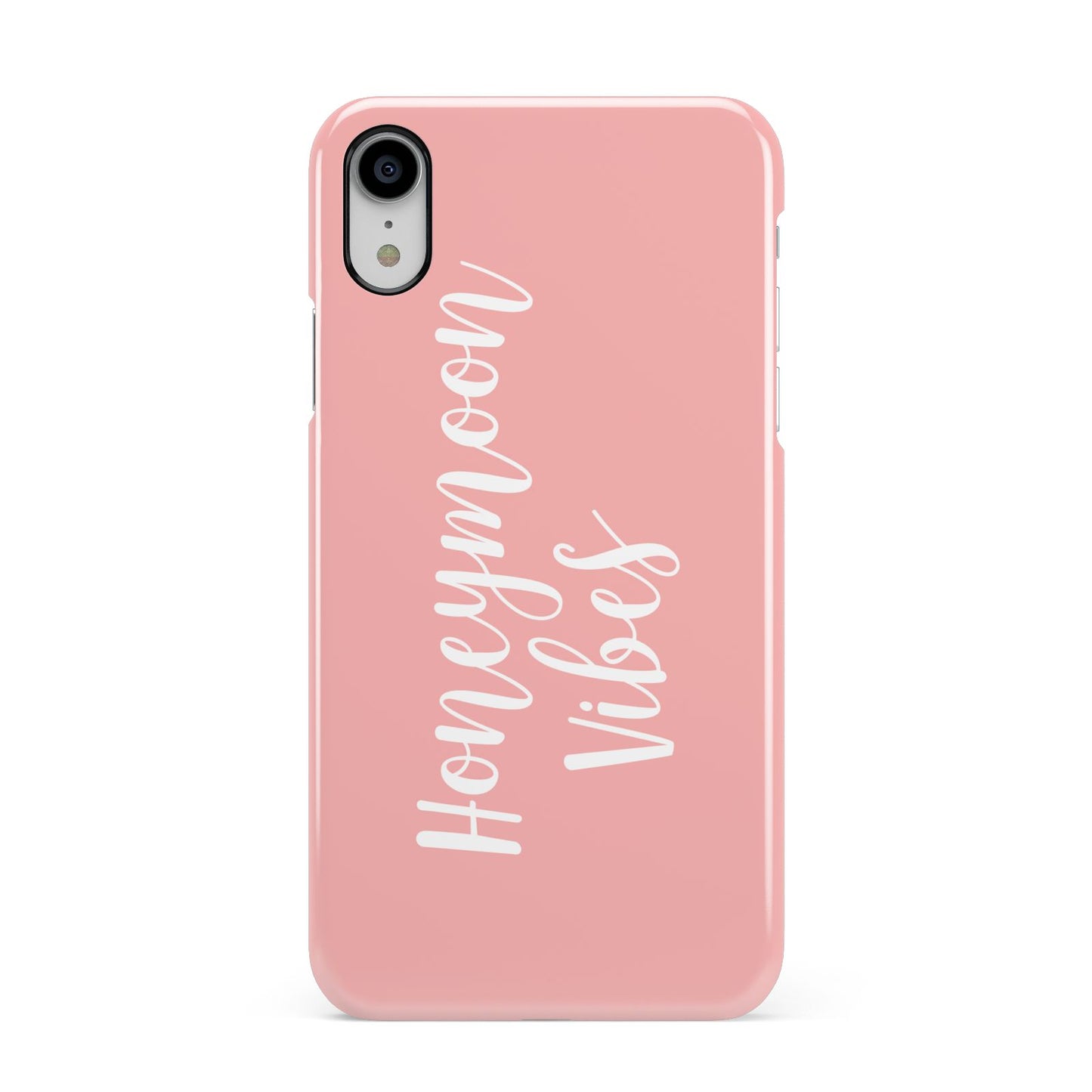 Honeymoon Vibes Apple iPhone XR White 3D Snap Case