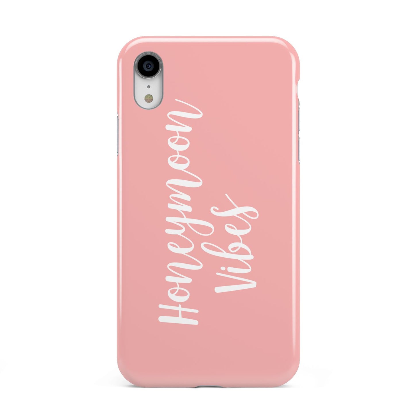 Honeymoon Vibes Apple iPhone XR White 3D Tough Case