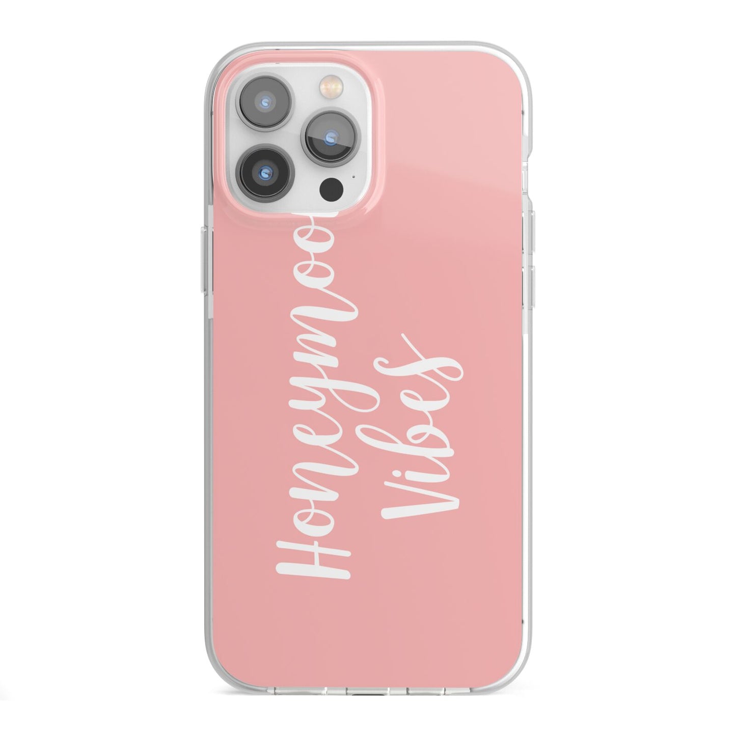 Honeymoon Vibes iPhone 13 Pro Max TPU Impact Case with White Edges