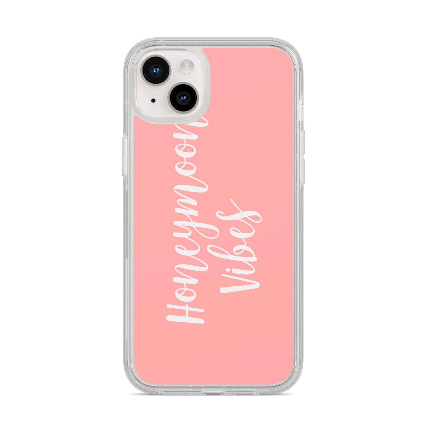 Honeymoon Vibes iPhone 14 Plus Clear Tough Case Starlight