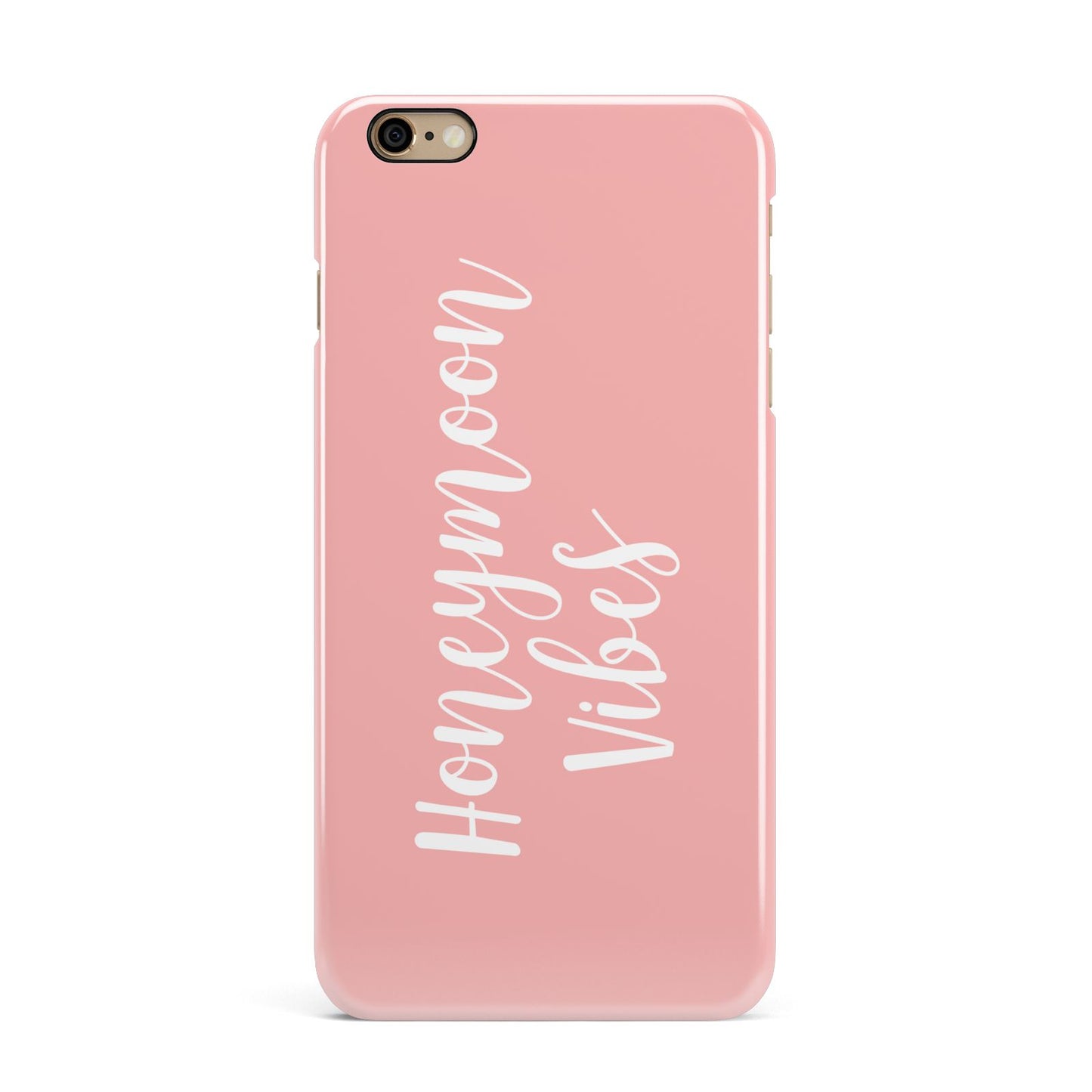 Honeymoon Vibes iPhone 6 Plus 3D Snap Case on Gold Phone