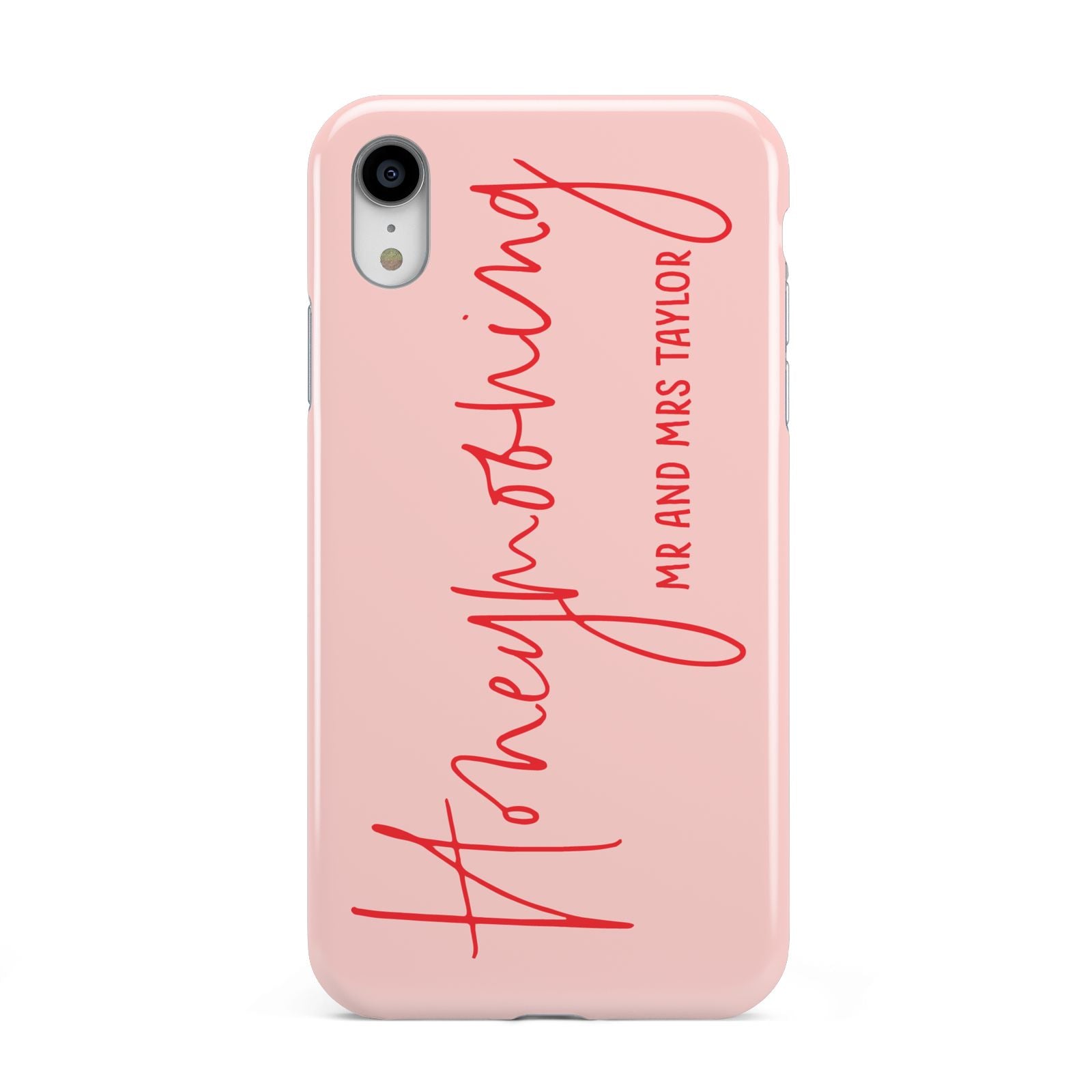 Honeymooning Apple iPhone XR White 3D Tough Case