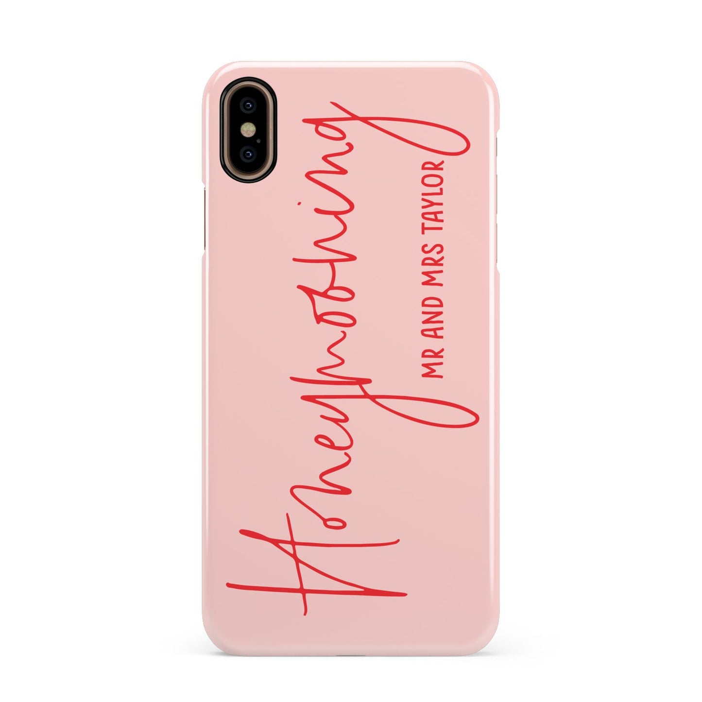 Honeymooning Apple iPhone Xs Max 3D Snap Case